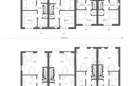 Proposed Floor Plans Unit 1 4 Bowling Green Lane v2